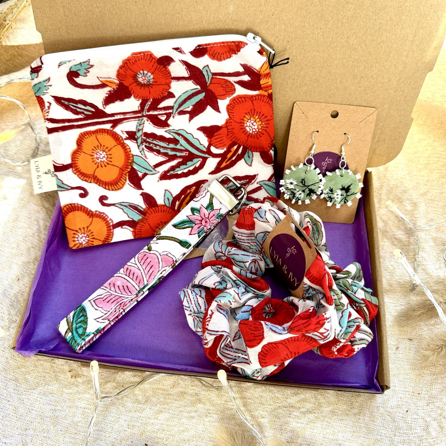 sustainable accessory gift box set for her