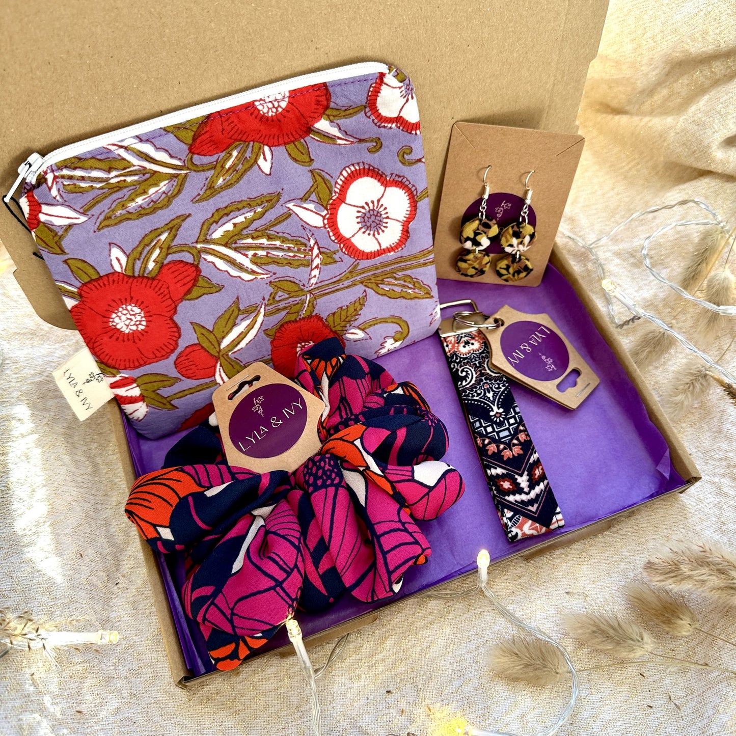 sustainable handmade accessory gift set for her